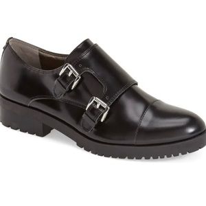 Sam Edelman Melanie Monk Strap Leather Oxfords